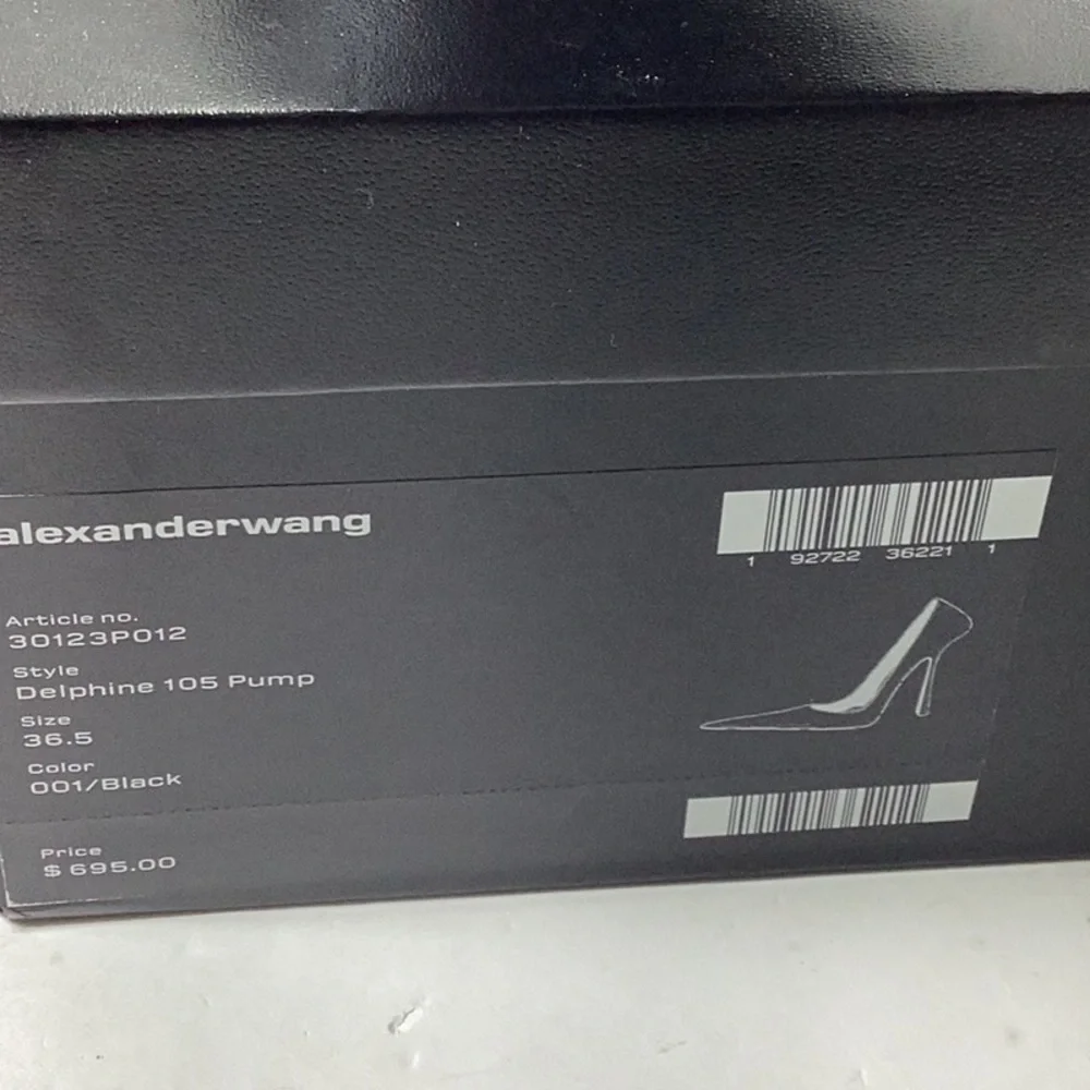 Alexander Wang Women's Delphine Crystal Logo Embellished Pumps
